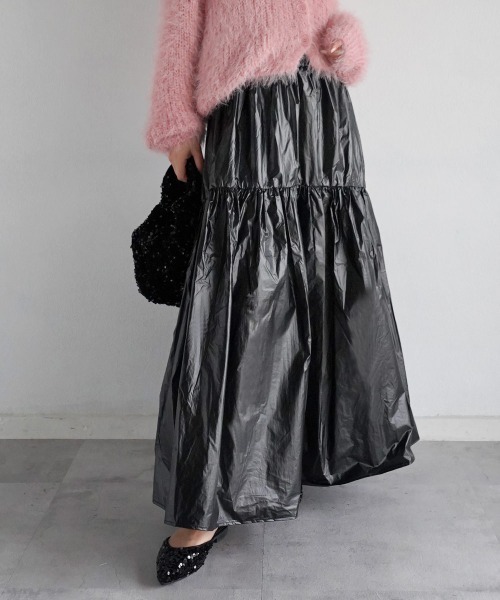 ギャザーロングスカート（スカート）｜Rashik（ラシク）