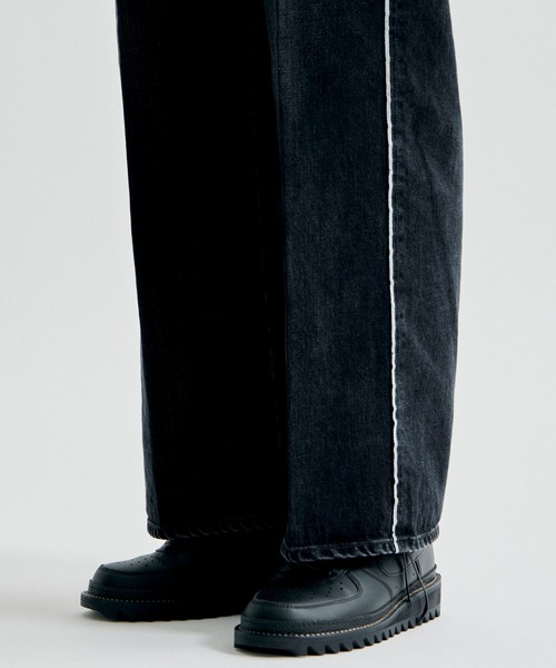 TANAKA/タナカ】THE SELVEDGE JEAN TROUSERS BLACK/ザセルビッチ