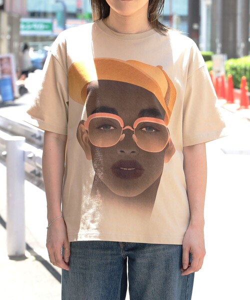【UNISEX】矢野恵司 / Face Landscape 1 Tee（Tシャツ/カットソー）｜TOKYO CULTUART by BEAMS（トウキョウカルチャートバイビームス）