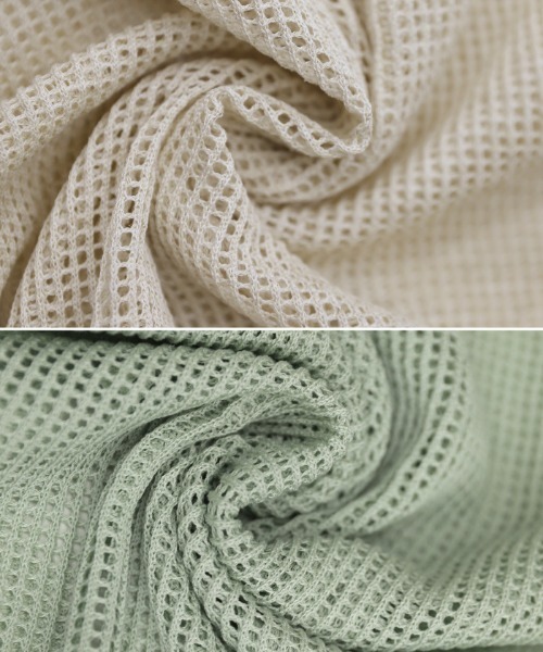 select MOCA（セレクトモカ）の「襟付きメッシュリネンカーディガン（カーディガン/ボレロ・レディース・ネイビー/ミント/ベージュ/ブラック・FREE）」の10枚目の写真