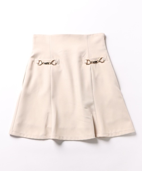 SWINGLE（スウィングル）の「チューリップフレアビットミニスカート（スカート・レディース・ブラック/ミント/ベージュ・MEDIUM/SMALL）」の5枚目の写真