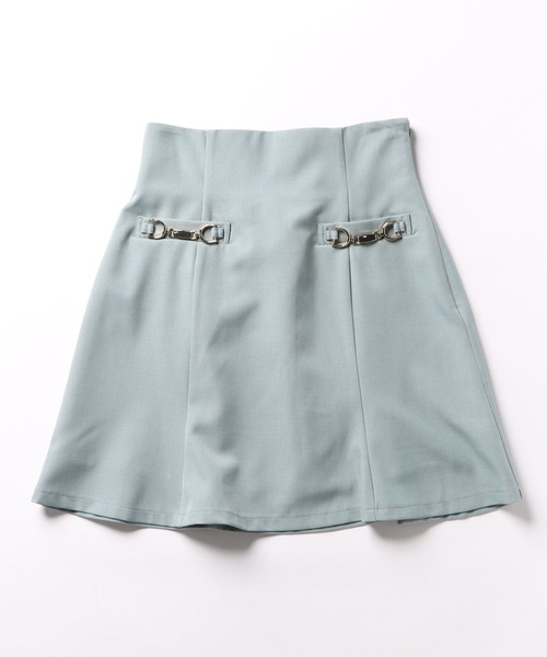 SWINGLE（スウィングル）の「チューリップフレアビットミニスカート（スカート・レディース・ブラック/ミント/ベージュ・MEDIUM/SMALL）」の6枚目の写真