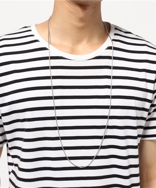 WEGO（ウィゴー）の「WEGO/ロングチェーンネックレス（ネックレス・メンズ・シルバー・FREE）」の4枚目の写真