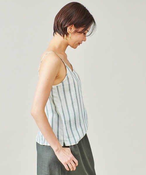marmors（マルモア）の「【marmors】stripe shirt with camisole 