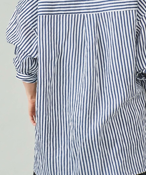 marmors（マルモア）の「【marmors】stripe shirt with camisole