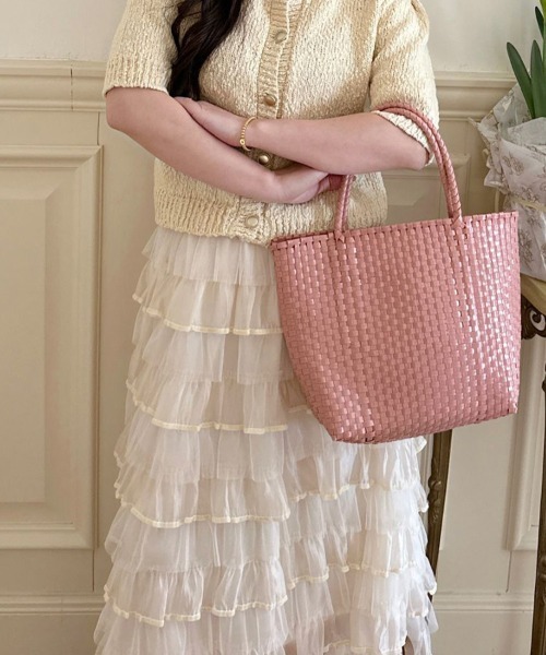 Doux Belle（ドゥーベル）の「フリルチュールロングスカート（スカート・レディース・ベージュ/ブラック/ダークブラウン/キャメル/ピンク/パープル・FREE）」の11枚目の写真