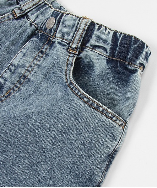 XLARGE KIDS（エクストララージキッズ）の「デニムペインターショーツ（デニムパンツ・キッズ・ブルー/ライトブルー・90cm/100cm/110cm/120cm/130cm/140cm）」の12枚目の写真