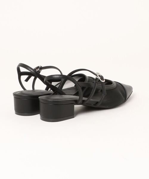 AZUL by moussy(アズールバイマウジー)の「ポインテッドトゥシアーパンプス(パンプス・レディース・ブラック/ブラック系その他・SMALL/MEDIUM/LARGE)」の3枚目の写真