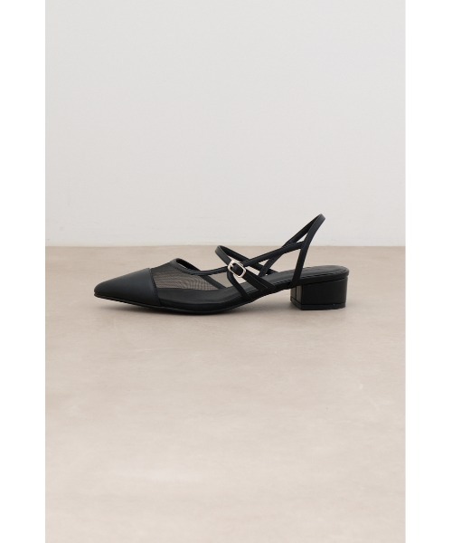 AZUL by moussy(アズールバイマウジー)の「ポインテッドトゥシアーパンプス(パンプス・レディース・ブラック/ブラック系その他・SMALL/MEDIUM/LARGE)」の17枚目の写真