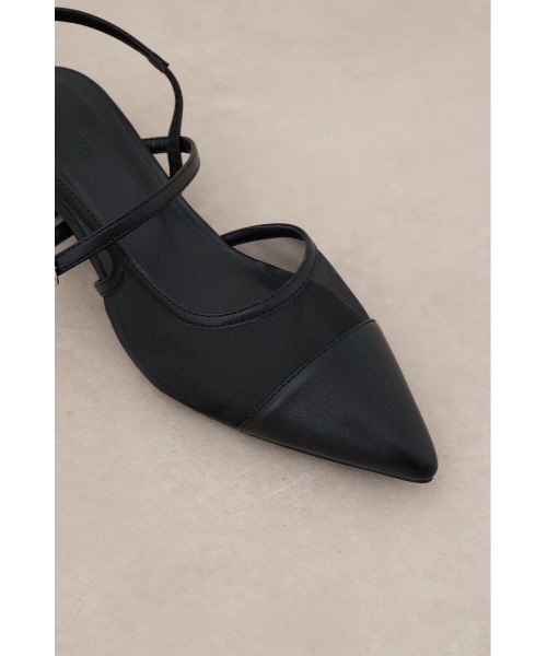 AZUL by moussy(アズールバイマウジー)の「ポインテッドトゥシアーパンプス(パンプス・レディース・ブラック/ブラック系その他・SMALL/MEDIUM/LARGE)」の20枚目の写真