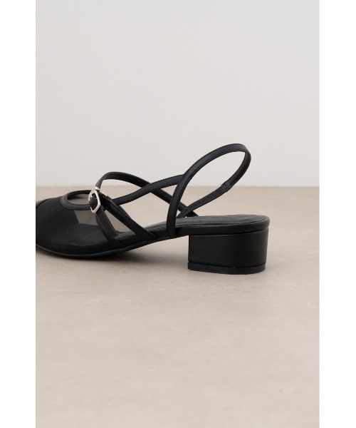 AZUL by moussy(アズールバイマウジー)の「ポインテッドトゥシアーパンプス(パンプス・レディース・ブラック/ブラック系その他・SMALL/MEDIUM/LARGE)」の5枚目の写真