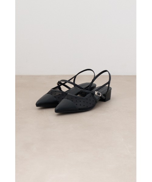 AZUL by moussy(アズールバイマウジー)の「ポインテッドトゥシアーパンプス(パンプス・レディース・ブラック/ブラック系その他・SMALL/MEDIUM/LARGE)」の8枚目の写真