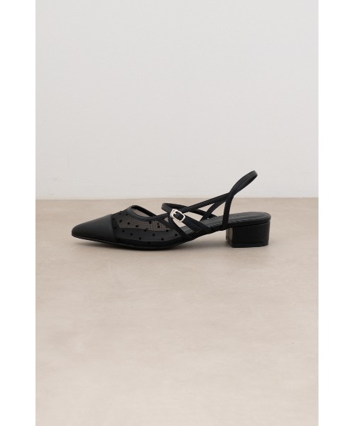 AZUL by moussy(アズールバイマウジー)の「ポインテッドトゥシアーパンプス(パンプス・レディース・ブラック/ブラック系その他・SMALL/MEDIUM/LARGE)」の9枚目の写真