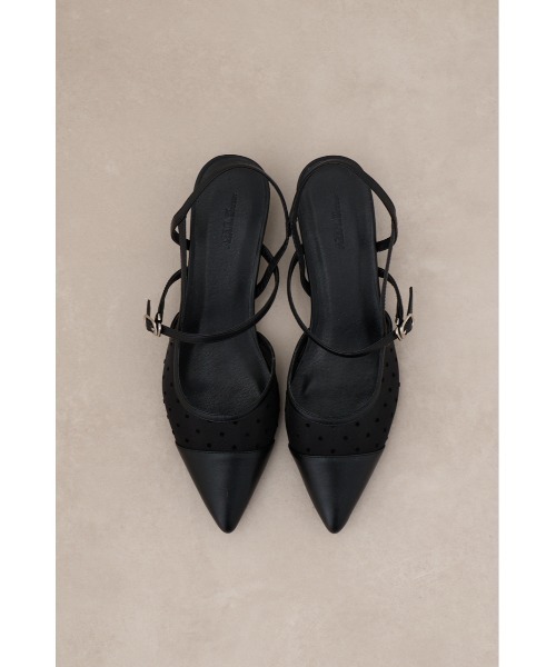 AZUL by moussy(アズールバイマウジー)の「ポインテッドトゥシアーパンプス(パンプス・レディース・ブラック/ブラック系その他・SMALL/MEDIUM/LARGE)」の10枚目の写真