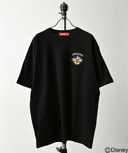 ONE DAY KMC (ワンデイケーエムシー)の「MICKEY MOUSE TEE1(Tシャツ/カットソー・メンズ・ベージュ/グリーン/ブラック/チャコールグレー/アッシュグレー/ホワイト・LARGE/X-LARGE/MEDIUM)」の3枚目の写真