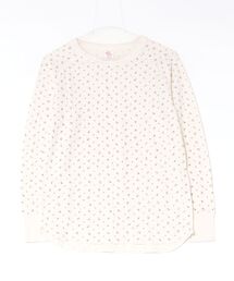 JEMORGAN(ジェーイーモーガン)の「お気に入り登録者数6000人 JEMORGAN 花柄総柄ワッフル長袖Tシャツ/サーマルロンT #バレエコア #コケットコア(Tシャツ/カットソー)」