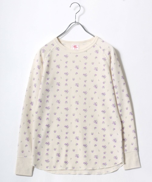 【美品✨】RonHerman ワッフルサーマル長袖カットソー　柄 Ron Herman ロンハーマン 412090123-1071 サーマル ワッフル