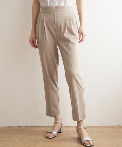 ikka(イッカ)の「GOKU楽冷感テーパードパンツ(その他パンツ・レディース・ブラック/ベージュ/カーキオリーブ/チャコールグレー・M/L/S)」の8枚目の写真