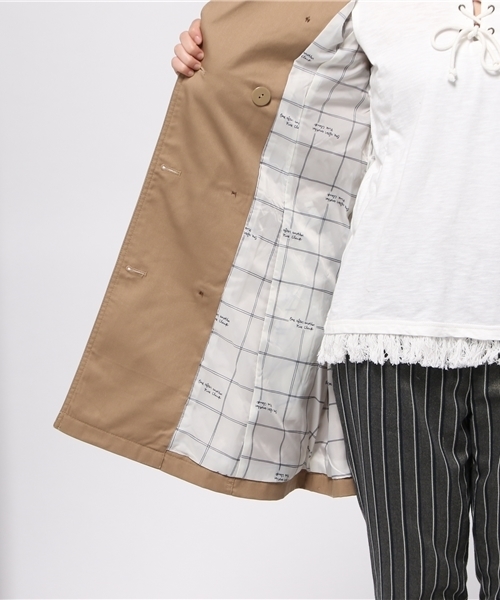 one after another NICE CLAUP（ワンアフターアナザーナイスクラップ）の「【non-no12月号掲載 ナイスクラップ】トレンチコート（トレンチコート・レディース・ベージュ/カーキ/ベージュ系その他・LARGE/MEDIUM）」の5枚目の写真