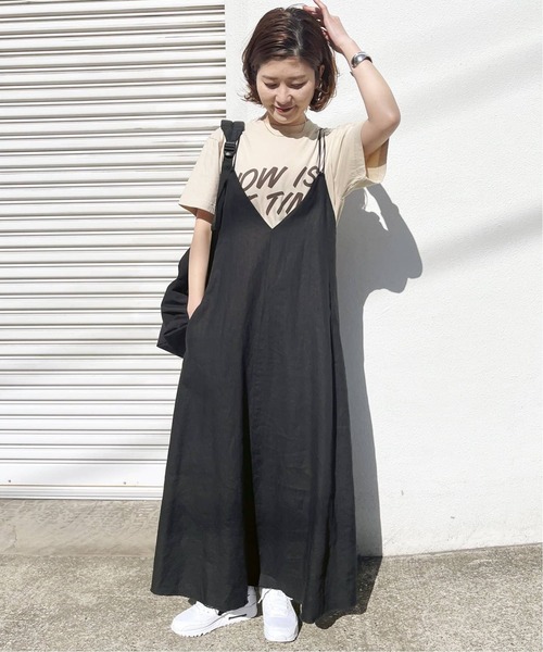 Spick & Span（スピックアンドスパン）の「≪WEB限定追加≫リネンキャミワンピース（ワンピース・レディース・ブラック/ベージュ・36/38）」の18枚目の写真