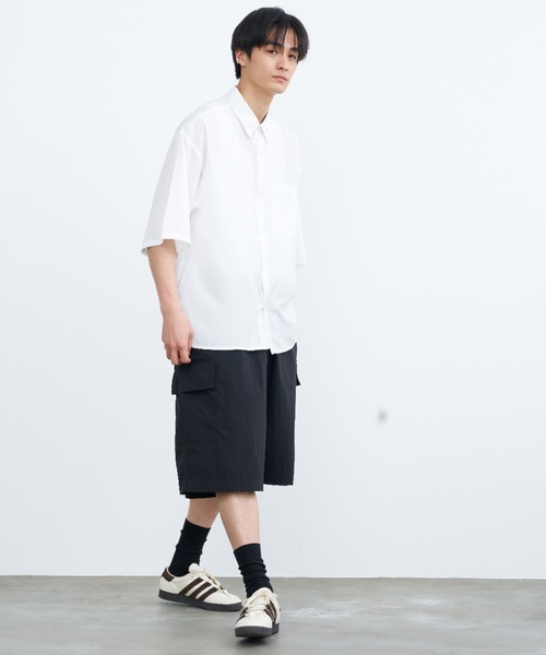 SINSS（シンス）の「Loose sheer shirt / ルーズシアーシャツ（シャツ/ブラウス・メンズ・ホワイト/ブラック/ネイビー・SMALL/MEDIUM/LARGE）」の9枚目の写真