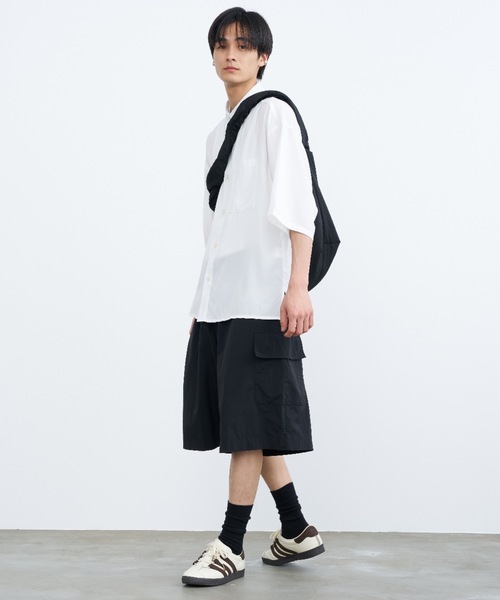 SINSS（シンス）の「Loose sheer shirt / ルーズシアーシャツ（シャツ/ブラウス・メンズ・ホワイト/ブラック/ネイビー・SMALL/MEDIUM/LARGE）」の21枚目の写真