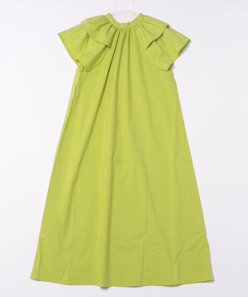 STYLEBLOCK（スタイルブロック）の「TCブロード前後2WAYフリルワンピース（ワンピース・レディース・ブラック/グリーン/ベージュ・M）」の3枚目の写真