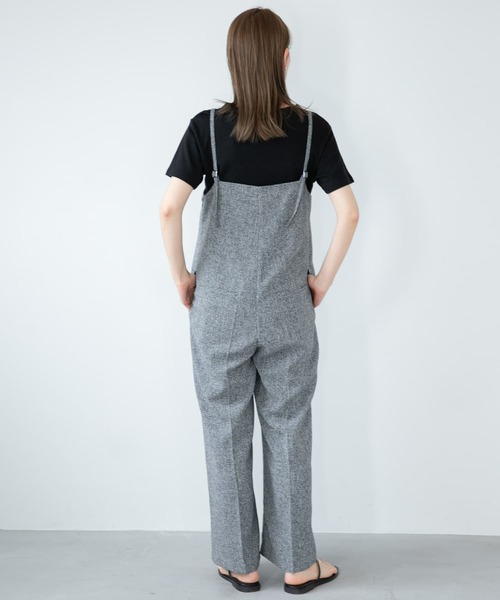 定価8910円 アーバンリサーチ サニーレーベル　キャミサロペット　グレー URBAN RESEARCH Sonny Label（アーバンリサーチサニーレーベル