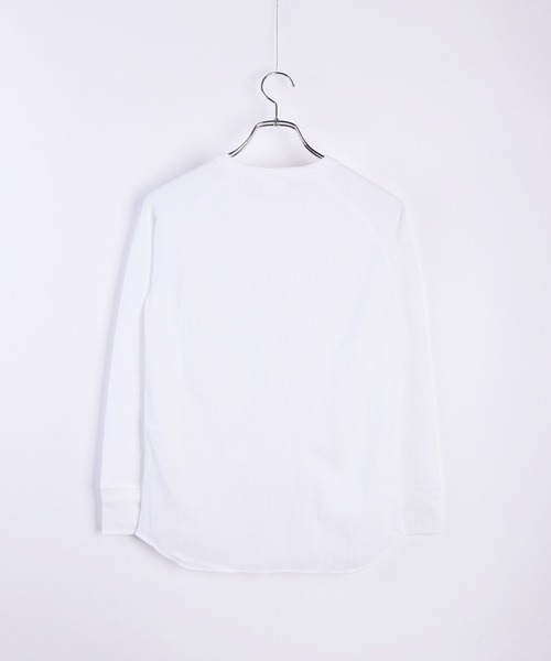 JEMORGAN(ジェーイーモーガン)の「JEMORGAN / ジェーイーモーガン ラグランスリーブ ワッフル 長袖Tシャツ(Tシャツ/カットソー・レディース・ネイビー/ホワイト/ナチュラル/杢グレー/ブラック・FREE)」の14枚目の写真
