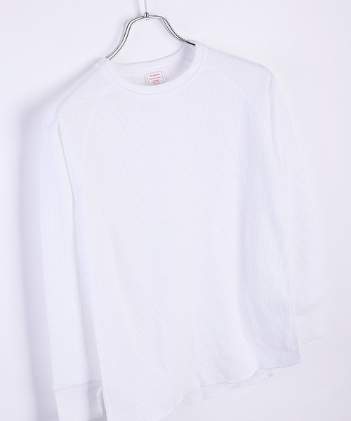 JEMORGAN(ジェーイーモーガン)の「JEMORGAN / ジェーイーモーガン ラグランスリーブ ワッフル 長袖Tシャツ(Tシャツ/カットソー・レディース・ネイビー/ホワイト/ナチュラル/杢グレー/ブラック・FREE)」の15枚目の写真