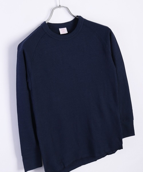 JEMORGAN(ジェーイーモーガン)の「JEMORGAN / ジェーイーモーガン ラグランスリーブ ワッフル 長袖Tシャツ(Tシャツ/カットソー・レディース・ネイビー/ホワイト/ナチュラル/杢グレー/ブラック・FREE)」の19枚目の写真