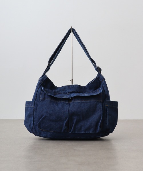 FUNALIVE(ファンアライブ)の「RUCCHE デニムショルダーBAG(ショルダーバッグ・メンズ・ライトブルー/インディゴブルー・F)」の4枚目の写真