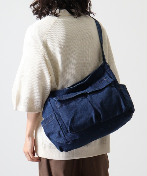 FUNALIVE(ファンアライブ)の「RUCCHE デニムショルダーBAG(ショルダーバッグ・メンズ・ライトブルー/インディゴブルー・F)」の13枚目の写真