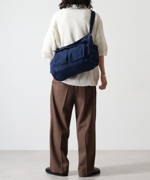 FUNALIVE(ファンアライブ)の「RUCCHE デニムショルダーBAG(ショルダーバッグ・メンズ・ライトブルー/インディゴブルー・F)」の14枚目の写真