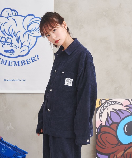 c*a様 SD CORDUROY SHIRT JACKET NAVY XL 24aw-corduroy-jacket-nvy-top.jpg