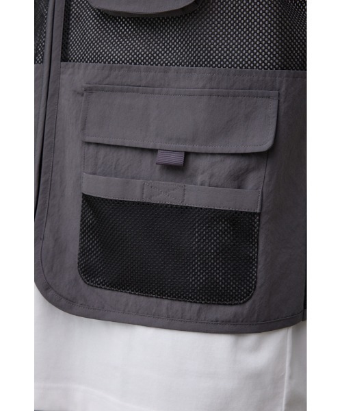 AZUL by moussy(アズールバイマウジー)の「SBC FES ファティーグベスト(ベスト・メンズ・グレー系その他・FREE)」の12枚目の写真