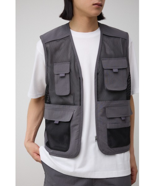 AZUL by moussy(アズールバイマウジー)の「SBC FES ファティーグベスト(ベスト・メンズ・グレー系その他・FREE)」の2枚目の写真