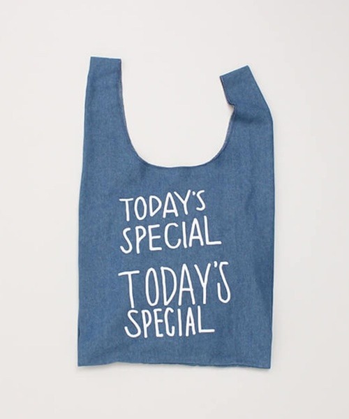 TODAY'S SPECIAL(トゥデイズスペシャル)の「【数量限定】【TODAY'S SPECIAL】デニムマルシェバッグ M/361326(エコバッグ/サブバッグ・レディース・ブルー・MEDIUM)」の2枚目の写真