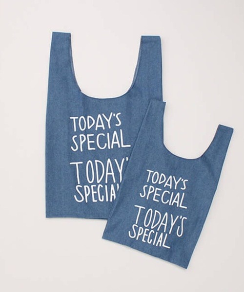 TODAY'S SPECIAL(トゥデイズスペシャル)の「【数量限定】【TODAY'S SPECIAL】デニムマルシェバッグ M/361326(エコバッグ/サブバッグ・レディース・ブルー・MEDIUM)」の6枚目の写真