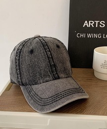 TONE SELECT GOODS | pur chouchou/ケミカルウォッシュ デニム キャップ P4292(キャップ)