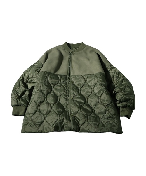 antiqua（アンティカ）の「ショートコート（その他アウター・レディース・カーキ/ブラック/ホワイト・R/P）」の12枚目の写真