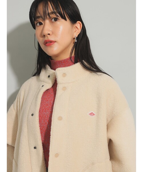 Ray BEAMS(レイビームス)の「DANTON / フリース 2(ブルゾン・レディース・ベージュ/ブラック・MEDIUM)」の21枚目の写真