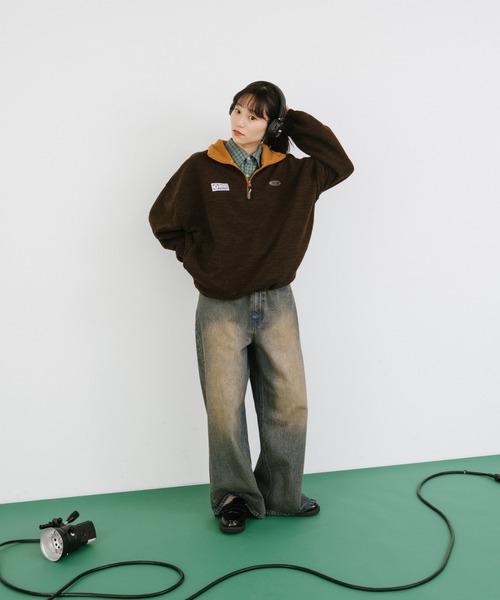 DISCUS（ディスカス）の「【DISCUS別注】ハーフジップフリースプル