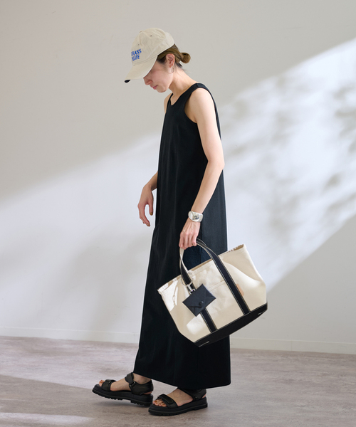 FRAMeWORK(フレームワーク)の「≪追加≫天竺ジャージドレス2(ワンピース・レディース・ブラック/グレー・FREE)」の5枚目の写真