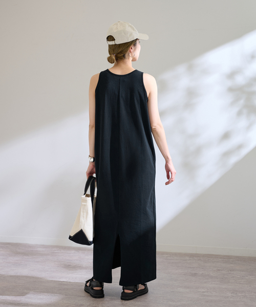 FRAMeWORK(フレームワーク)の「≪追加≫天竺ジャージドレス2(ワンピース・レディース・ブラック/グレー・FREE)」の8枚目の写真