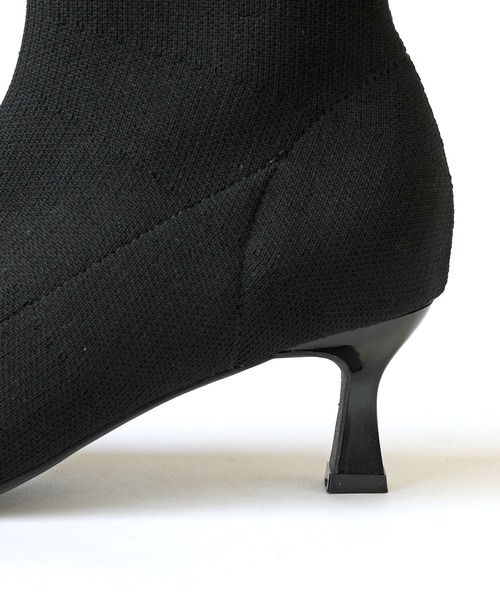 RiiiKa(リーカ)の「【RiiiKa/リーカ】ストレッチニットブーツ(ブーツ・レディース・ベージュ/ブラック/ブラウン系その他・LL/S/M/L)」の7枚目の写真