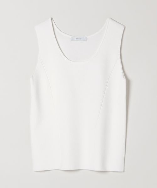 JEANASIS（ジーナシス）の「パネルラインソウバリタンク/142946（タンクトップ・レディース・パープル/ホワイト/ブラック/グレー・FREE）」の2枚目の写真