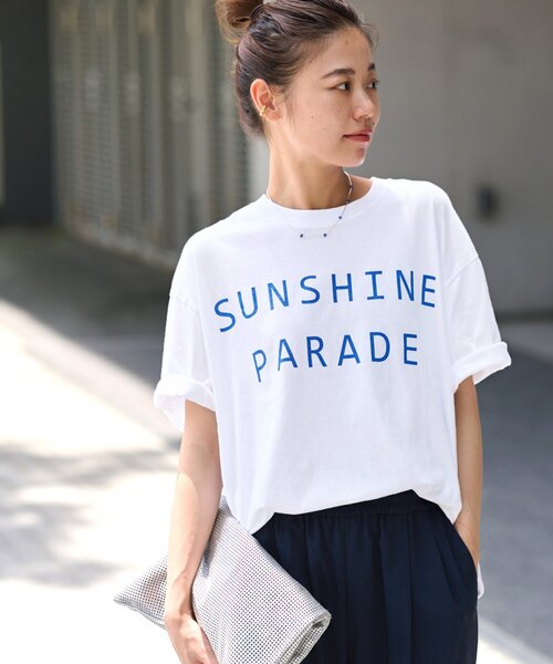 THE DAY ON THE BEACH（ザデイオンザビーチ）の「《追加4》【THE DAY ON THE BEACH】CUT OFF T-SH TEE：Tシャツ（Tシャツ/カットソー・レディース・ホワイト×ホワイト/ブルー/グレー/ホワイト/ブラック系その他・FREE）」の2枚目の写真