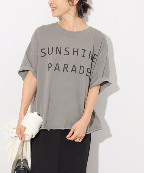 THE DAY ON THE BEACH（ザデイオンザビーチ）の「《追加4》【THE DAY ON THE BEACH】CUT OFF T-SH TEE：Tシャツ（Tシャツ/カットソー・レディース・ホワイト×ホワイト/ブルー/グレー/ホワイト/ブラック系その他・FREE）」の4枚目の写真