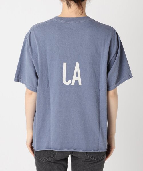 THE DAY ON THE BEACH（ザデイオンザビーチ）の「《追加4》【THE DAY ON THE BEACH】CUT OFF T-SH TEE：Tシャツ（Tシャツ/カットソー・レディース・ホワイト×ホワイト/ブルー/グレー/ホワイト/ブラック系その他・FREE）」の10枚目の写真